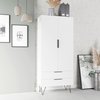 Manhattan Comfort Beekman 67.32 Tall Cabinet with 6 Shelves in White 401AMC198